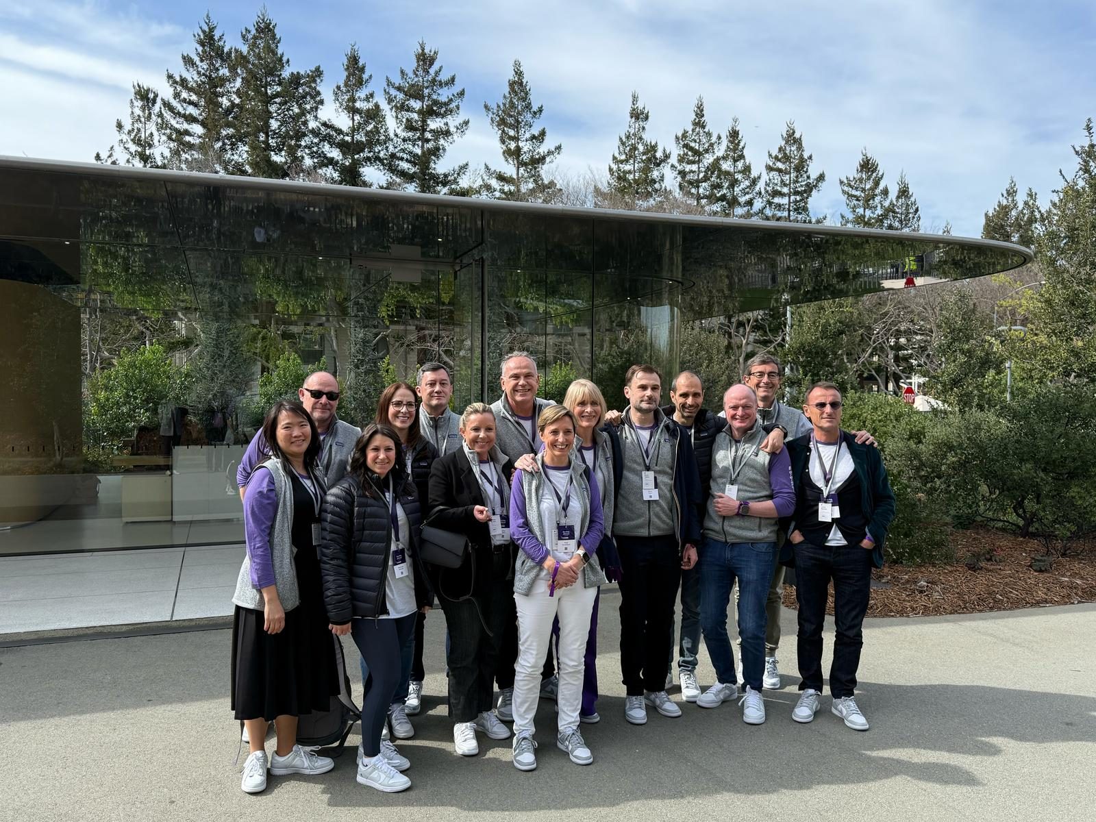 Executive cohort on a Silicon Valley immersion program company visit