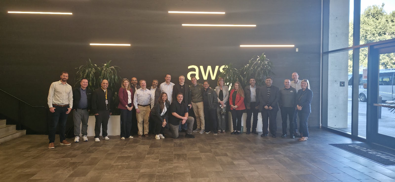Leadership program cohort at a cloud technology company during a Silicon Valley executive immersion