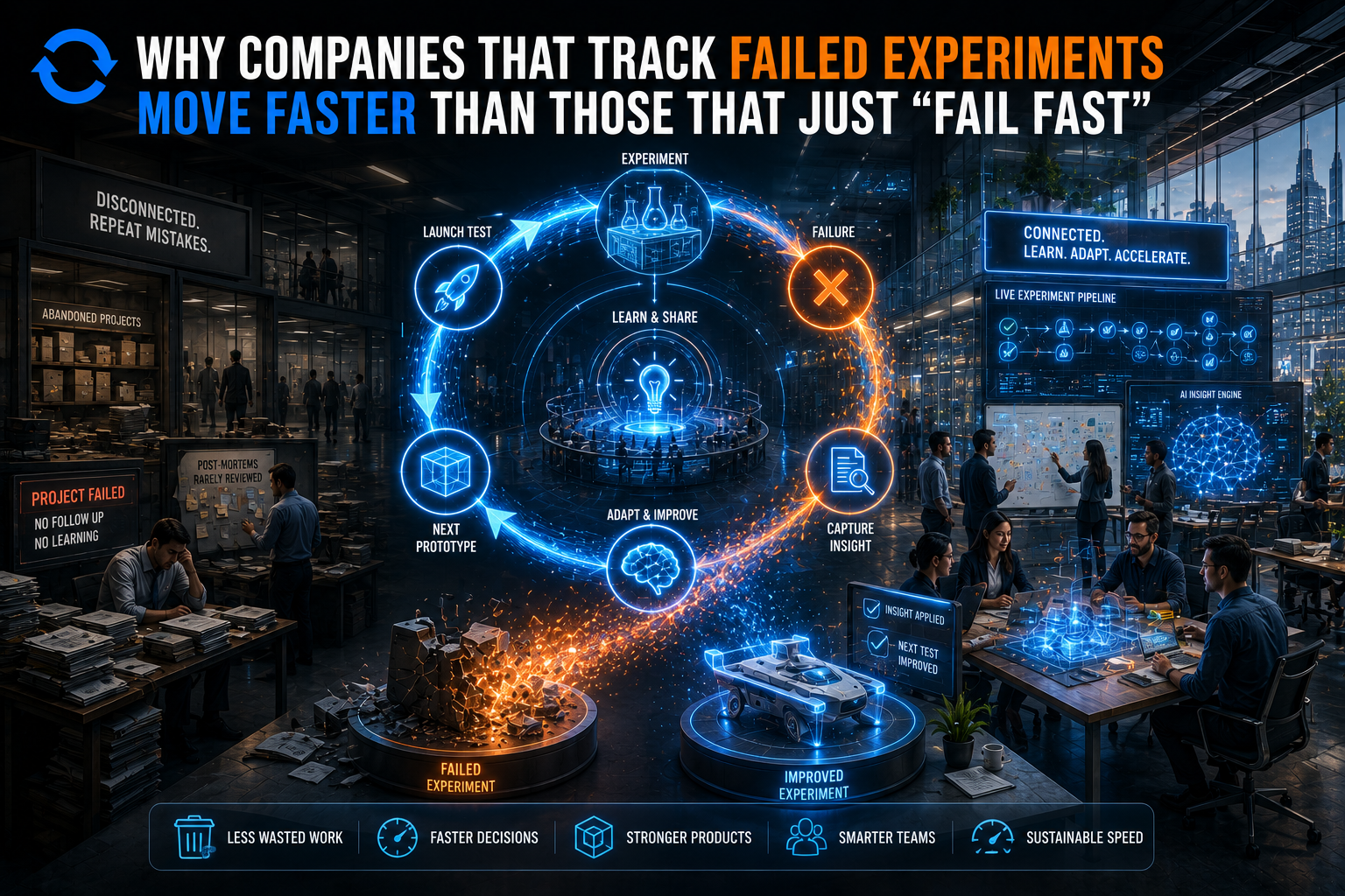 Companies that track failed experiments move faster