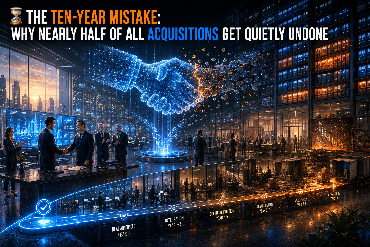 Nearly half of all acquisitions get quietly undone